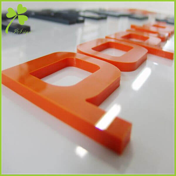 Acrylic Reception Non Illuminated Channel Letters Signs Manufacturer