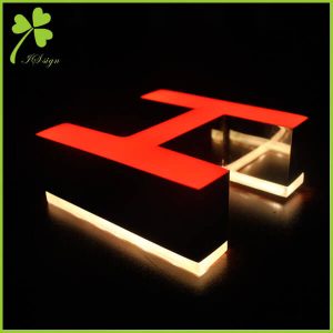 Front And Back Lit Channel Letters LED Illuminated Logo Sign Manufacturer